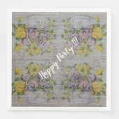 ラグジュアリー モダン ヴィンテージ フローラル ローズ (正面)