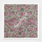 ラグジュアリー モダン ヴィンテージ フローラル ローズ (正面)