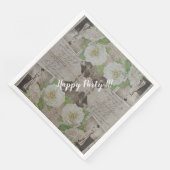 ラグジュアリー モダン ヴィンテージ フローラル ローズ (コーナー)