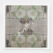 ラグジュアリー モダン ヴィンテージ フローラル ローズ (正面)