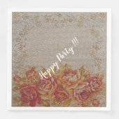 ラグジュアリー モダン ヴィンテージ フローラル ローズ (正面)