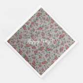 ラグジュアリー モダン ヴィンテージ フローラル ローズ (コーナー)