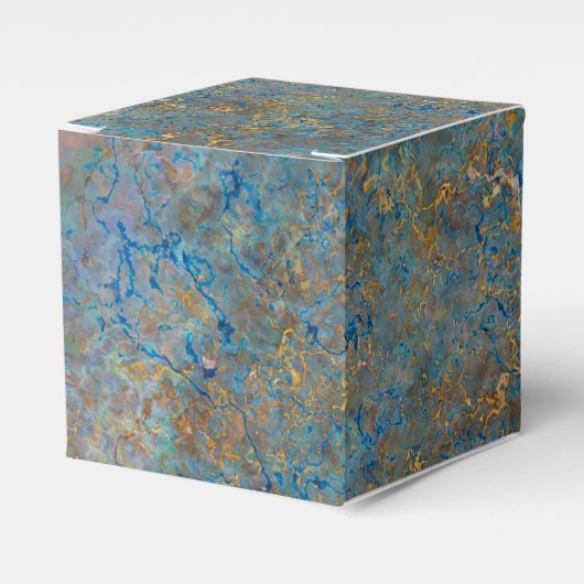 ラグジュアリー ラピスラズリ 大理石 フェイバーボックス (正面サイド)