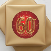 ラグジュアリー レッド ゴールド ルビー ジェム ギャル 60歳の誕生日