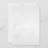 ラグジュアリー ワリマ ご招待 | 水彩画の紫陽花 招待状 (裏面)