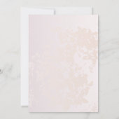 ラグジュアリー ワリマ ご招待 | 水彩画の紫陽花 招待状 (裏面)