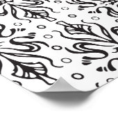 ラグジュアリー ヴィンテージ パターン 4 ポスター (角)