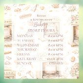 ラグジュアリー ヴィンテージ パティスリー ベーカリー ビジネス ウィンドウサイン (シート3)