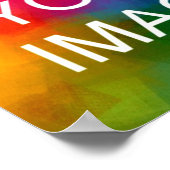 ラグジュアリー 高級紙 自分で作る写真 ポスター (角)