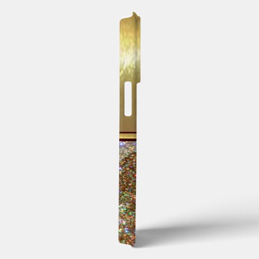 ラグジュアリーiPhoneクールシェル金ゴールドデザインケース Case-Mate iPhoneケース (裏面 / 右)