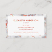 ラグジュエレガントアリーホワイトマーブル 名刺 (裏面)