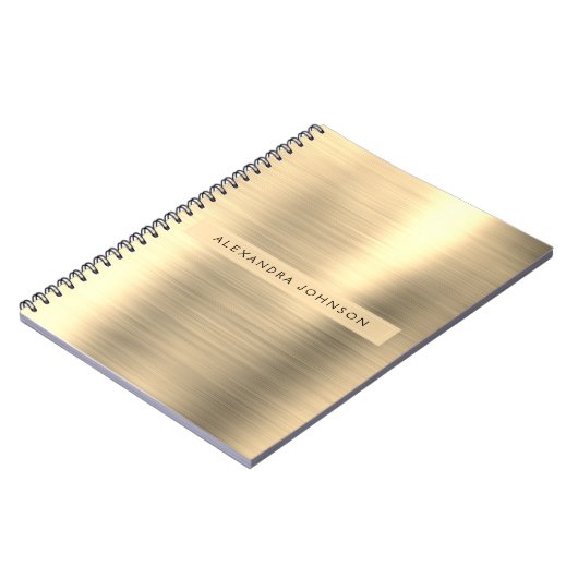 ラグジュールゴールドフォイルプロフェッショナル ガーリー ノートブック (左側)