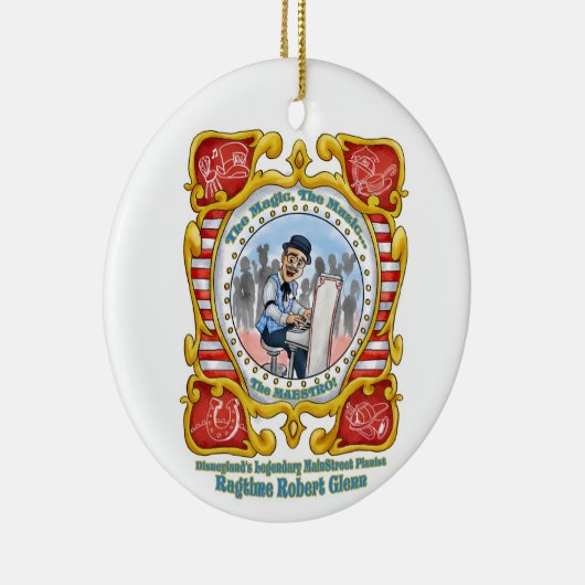 ラグタイムのロバートディズニーランドのオーナメント セラミックオーナメント (右)