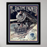 「ラグタイム・エンジニア」楽譜カバー16 x 20 ポスター<br><div class="desc">ユニーク,  アールデコ,  Ragtime Sheet Music Cover - 16 x 20 .他のサイズで利用可能な場合がある。</div>