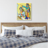 『ラグタイム・シーン』ラチェル・アレクサンダー キャンバスプリント (インサイチュ (寝室))