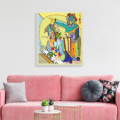 『ラグタイム・シーン』ラチェル・アレクサンダー キャンバスプリント (インサイチュ (リビング))