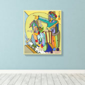 『ラグタイム・シーン』ラチェル・アレクサンダー キャンバスプリント (インサイチュ (ウッドフロア))