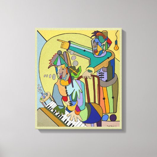 『ラグタイム・シーン』ラチェル・アレクサンダー キャンバスプリント (正面)