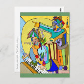 『ラグタイム・シーン』ラチェル・アレクサンダー ポストカード (正面/裏面)