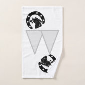 ラグティン馬はスマイル バスタオルセット (ハンドタオル)