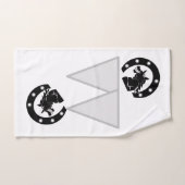 ラグティン馬はスマイル バスタオルセット (ハンドタオル)