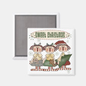 ラグドルズスイートクリスマスTシャツとギフト マグネット (正面/裏面)