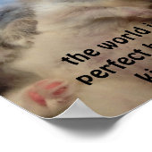 ラグドールおもしろいの子猫のポスター ポスター (角)