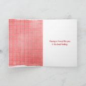 ラグドールとテディベアの友情 カード (内部)