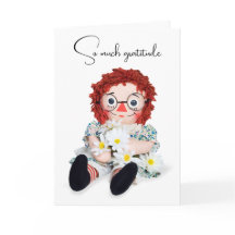 ラグドールとデイジーブーケありがとう