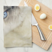 ラグドールの子猫 キッチンタオル (四つ折り)