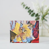 ラグドールの子猫 ポストカード (スタンド正面)