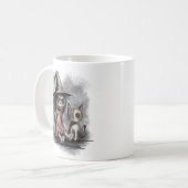 ラグドールの魔女と猫 コーヒーマグカップ (正面左)