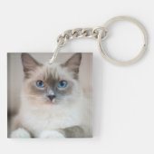 ラグドールキッテンポートレート キーホルダー (裏面)