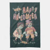 ラグドールゾンビ - ハッピーハロウィン キッチンタオル 3 (縦)