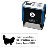 ラグドールパーソナライズされた猫 セルフインキングスタンプ (インサイチュ)