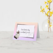 ラグドールペットロス悔やみや弔慰 カード (黄色い花)