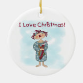 ラグドール大好きクリスマスオーナメント セラミックオーナメント (裏面)