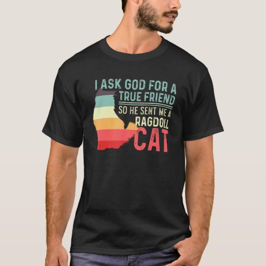 ラグドール好きな人 Tシャツ (正面)