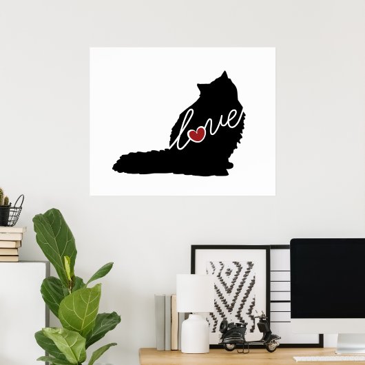 ラグドール愛 ポスター (ホームオフィス)