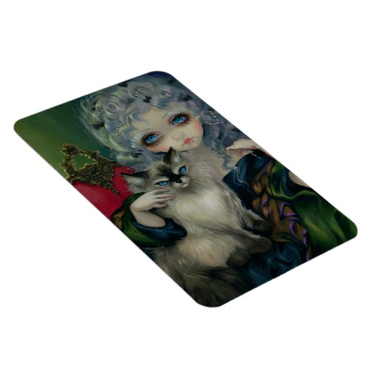 「ラグドール猫とのプリンセス」 Flex Magnet マグネット (右側)