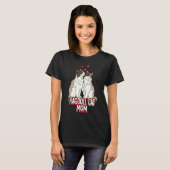 ラグドール猫のママ Tシャツ (正面フル)
