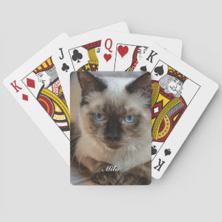 ラグドール猫の写真入り 名前入り オリジナルグッズ トランプ