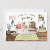 ラグドール猫の動きのお知らせ 招待状 (正面)