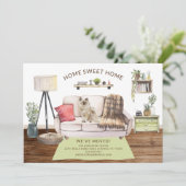 ラグドール猫の動きのお知らせ 招待状 (スタンド正面)