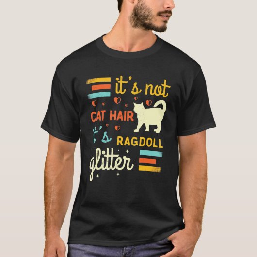 ラグドール猫の置き去りラグドール猫ペットオーナー Tシャツ (正面)