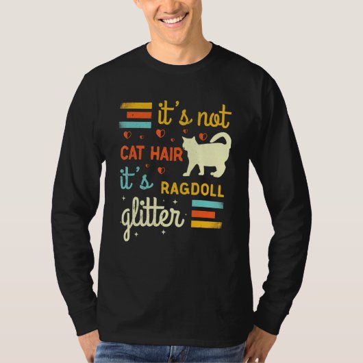 ラグドール猫の置き去りラグドール猫ペットオーナー Tシャツ (正面)