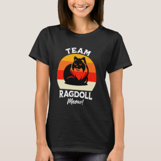 ラグドール猫チーム ラグドール ネコちゃん ラグドール猫 Tシャツ