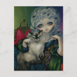 「ラグドール猫プリンセス」ポストカード ポストカード