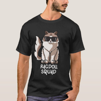 ラグドール猫分隊 Tシャツ
