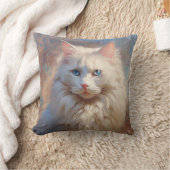 ラグドール猫 クッション (ブランケット)